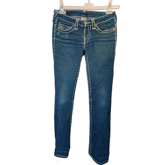True Religion Size 27 with bold stitching - Picture 2 of 5